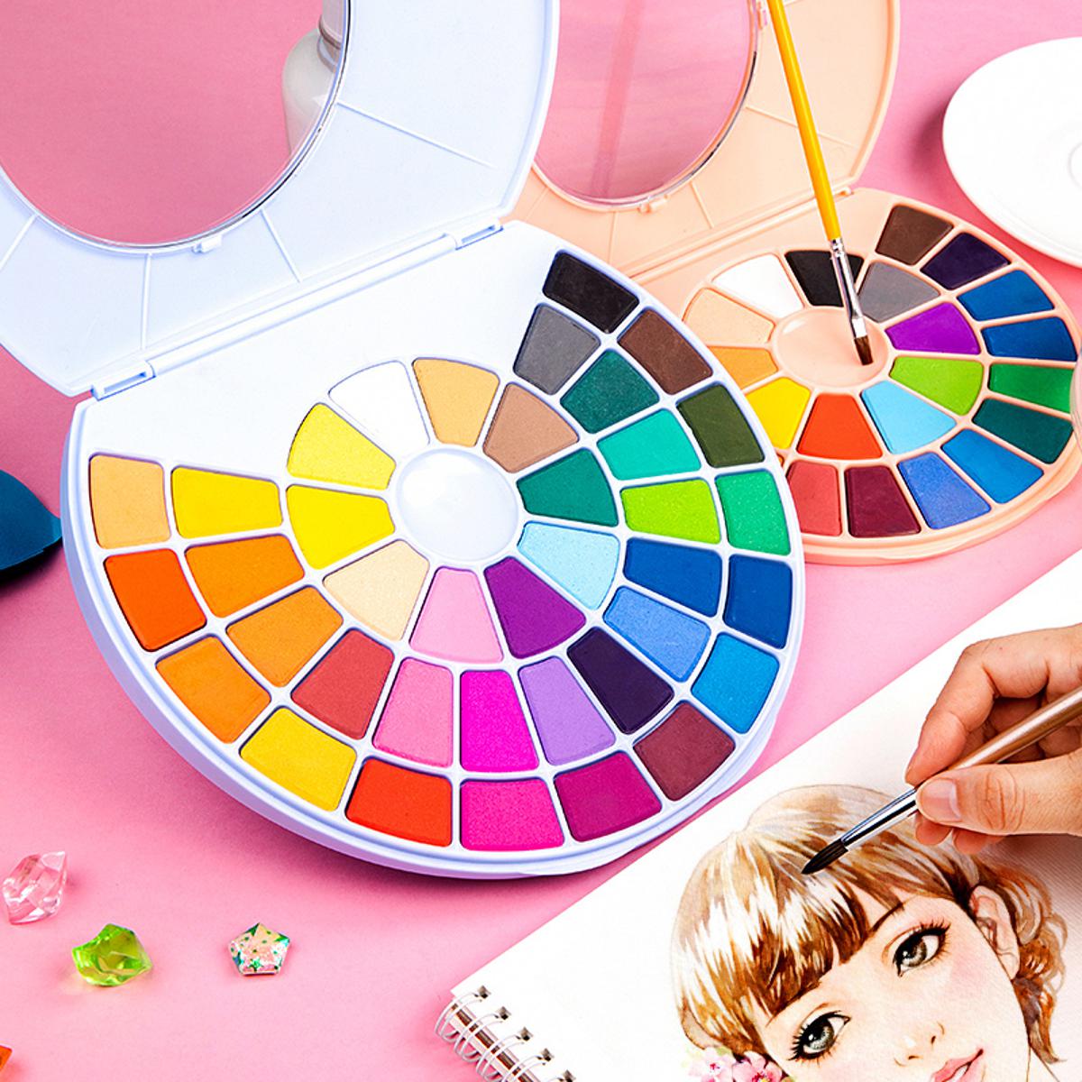 Picture of HIMI MIYA Solid Watercolor Cake Portable Metal Box 24 Color