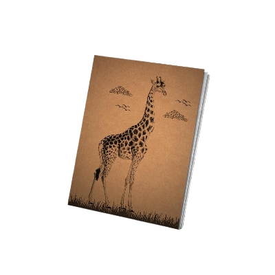 Picture of Papertree Vintage A5 Notebook Sketchbook Drawing Sketchpad (ZIRAP..)Perfect For ● Graphite Pencils ● Colour Pencils ● Pastel Pencils ● Charcoal Pencils ● Soft Pastels ● Oil Pastels ● Metallic Fineliners