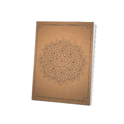 Picture of Papertree Vintage A5 Notebook Sketchbook Drawing Sketchpad (RED VINTAGE FLOWER) Perfect For ● Graphite Pencils ● Colour Pencils ● Pastel Pencils ● Charcoal Pencils ● Soft Pastels ● Oil Pastels ● Metallic Fineliners