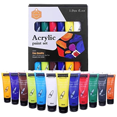 Picture of Keep Smiling Acrylic Color Set 12 Color 30 ml