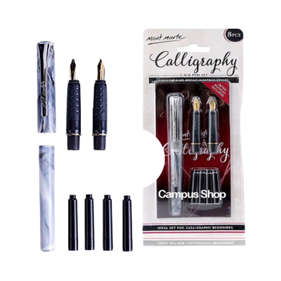 Picture of Mont Marte Calligraphy Set - 2 Nib 8pc