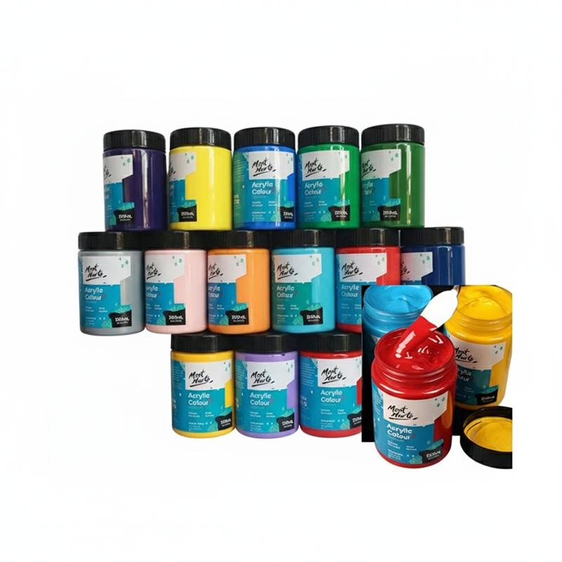 Picture of Mont Marte Acrylic Colour  Paint 300Ml Jar For Professional Artists - Water Color