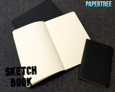 Picture of PAPERTREE Sketch Book A5 Size Handy sketch note Book - BLACK COVER