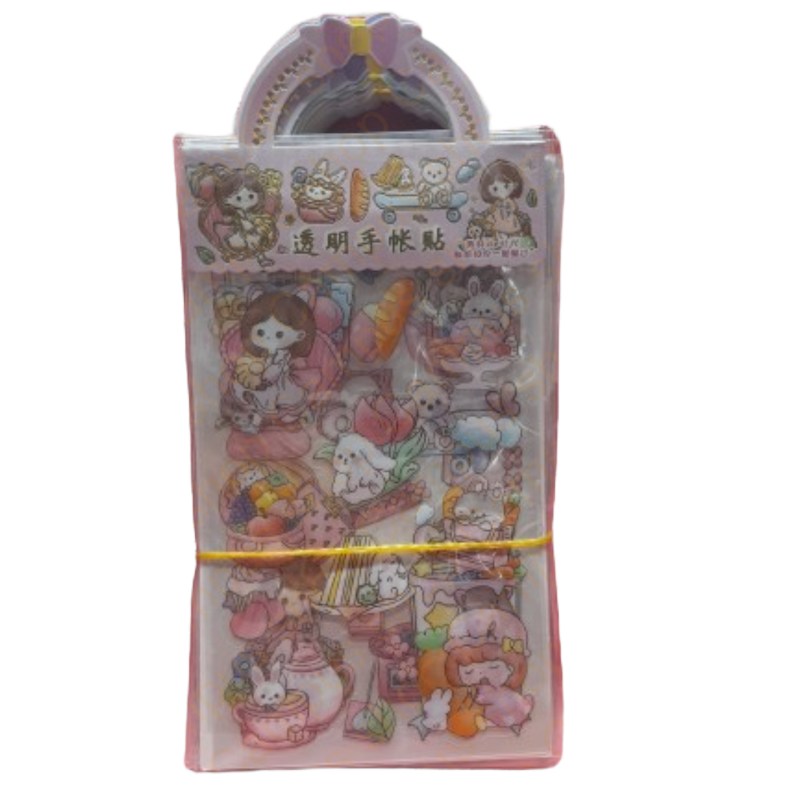 Picture of Cute Cartoon Theme Kawaii Stickers 3 pcs stickers in 1 packet