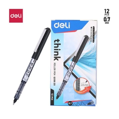 Picture of Deli EQ20520 Roller Pen Black 12 Pcs