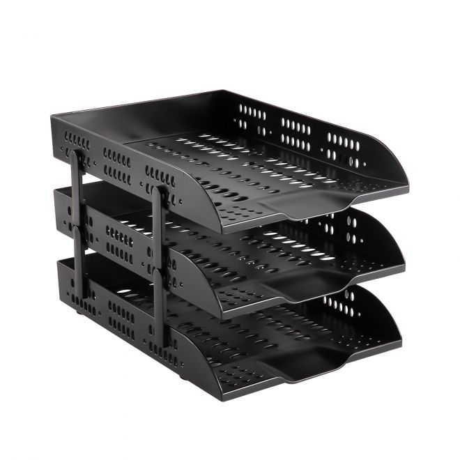 Picture of Deli E9215 Document Tray 3 Drawers - Black