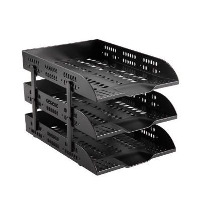 Picture of Deli E9215 Document Tray 3 Drawers - Black