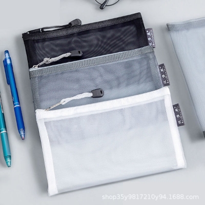 Picture of Transparent Pencil Net Bag (Single pcs , Any Color)