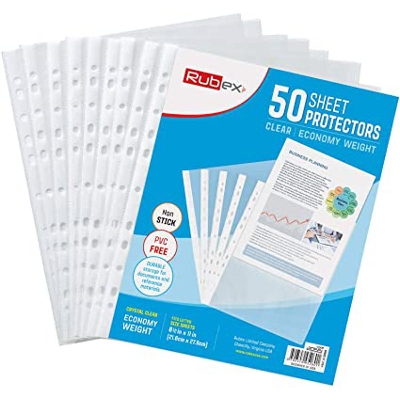 Picture of Document Sheet Protector A4 Size - 100 pcs