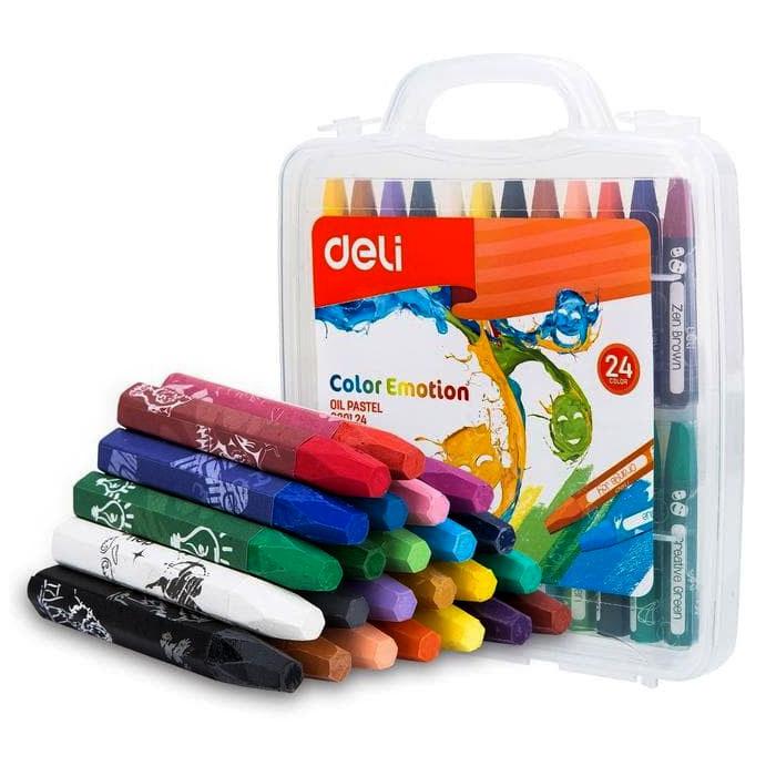 Picture of Deli EC20124 Color Emotion 24 Colors Oil Pastel