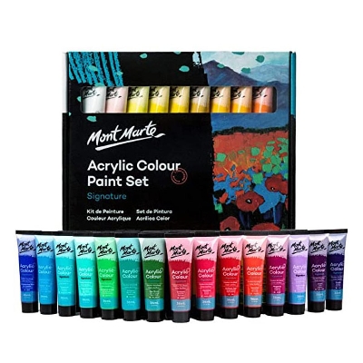 Picture of Mont Marte Signature Acrylic Paint Set  36 ML x 36 colors