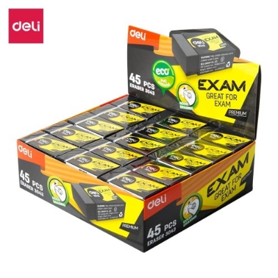 Picture of Deli E3043 Black Eraser Soft 2B eraser 5 Pcs