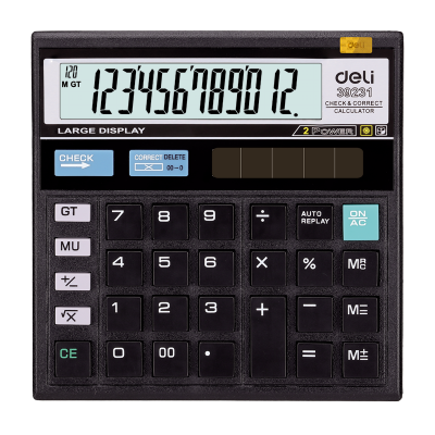 Picture of Deli E39231 Desktop Calculator 12 Digits dual Power