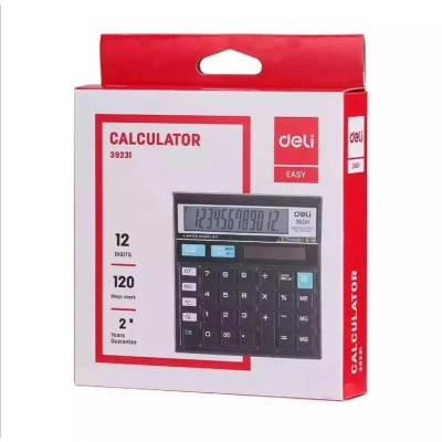 Picture of Deli E39231 Desktop Calculator 12 Digits dual Power