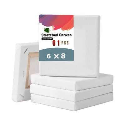 Picture of White Premium Quality Canvas | Size : 6x8Inch 6/8 Inch