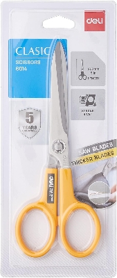 Picture of Deli E6014 Scissors 8 inch 202 mm,Black or Yellow