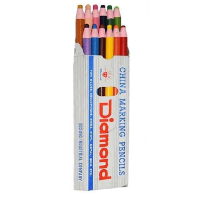 Picture of Diamond China Marking pencils Multicolour 12 Pcs