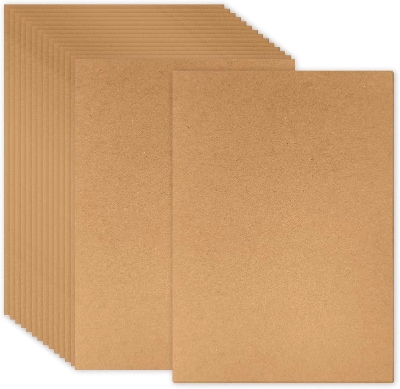 Picture of Brown Printable Card Business Cards Perforated Card Stock Paper  Pack of 10 Pcs A4 Size
