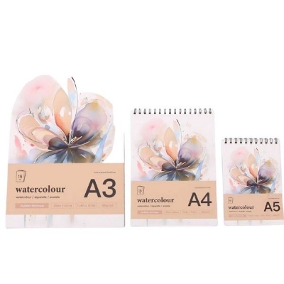 Picture of Watercolor Note Book 12 sheets Spiral Binding