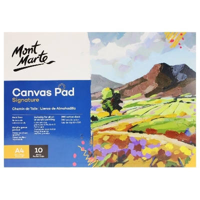 Picture of Mont Marte Canvas Pad 10 Sheet A4