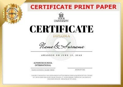 Picture of White Texture Ambush paper for Business Card, Certificate Print Paper 20 sheets pack