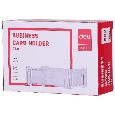 Picture of Deli	E7621 Transparent Business Card Holder