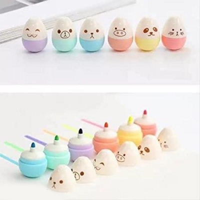 Picture of Mini Pine Cone Egg Highlighter Kawaii 6pcs