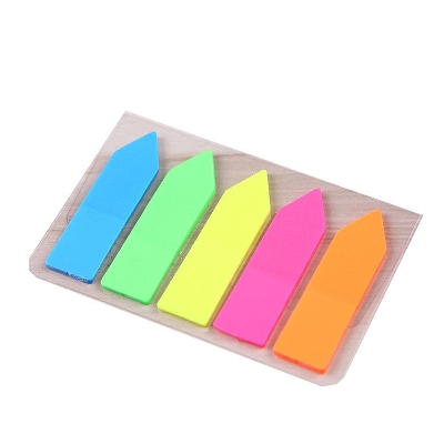 Picture of Multi color sticky note slide (pvc) - 100 sheet