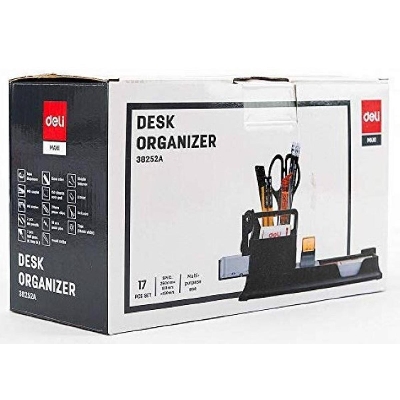 Picture of Deli E38252A Desk Organizer stationery set Office stationery 17 Pcs Set office use and corporate gift