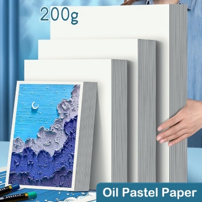 Picture of Oil Pastel & Soft pastel Drawing Paper 200gsm A4- 20 sheets