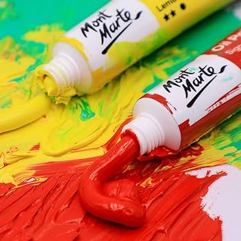 Picture of Mont Marte oil Paints for Painting 12 Pieces in 12 ml Tubes Multicolor