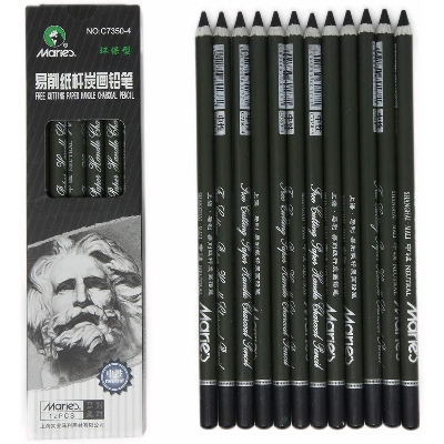 Picture of Maries Free Cutting Paper Handle Charcoal Pencils