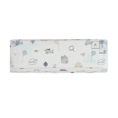 Picture of Air Conditioner Dust Cover All-Inclusive Bedroom Hanging Indoor Dust-Proof Peva Protective Cover Cloth Waterproof (1-1.5 Ton)
