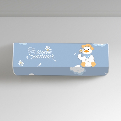 Picture of Air Conditioner Dust Cover All-Inclusive Bedroom Hanging Indoor Dust-Proof Peva Protective Cover Cloth Waterproof (1-1.5 Ton)