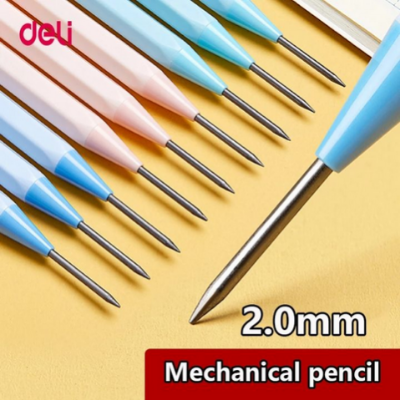 Picture of Deli 58800 Mechanical Pencil 2.0mm Lead HB 2B Sketch Writing Automatic Pencil Refills for Kids Stationery with Sharpener Pencil Deli Mechanical Pencil 2.0mm Lead HB 2B Sketch Writing Automatic Pencil Refills