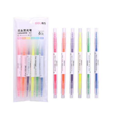 Picture of Single Pcs Highlighters Stationery Pastel markers Water-based markers Inexpensive Text Highlighters