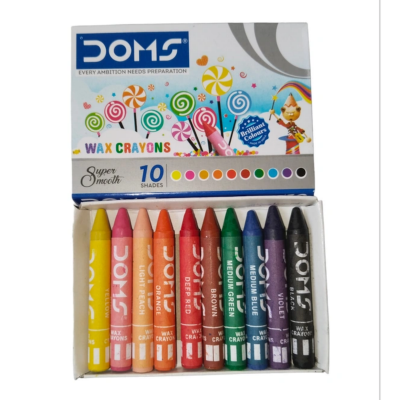 Picture of Doms Wax Crayon 10 Colors Pack