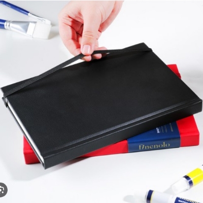 Picture of Papertree Premium Leather cover sketch book With Elastic Band A4 ,A5, 5X5 Inch Size