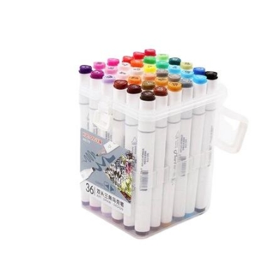 Picture of Instant Dry Dual Tip Alco Art Markers 12/24/36/48/60/80/120 Color