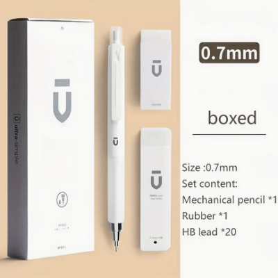 Picture of M&G Mechanical pencil Automatic Pencil Set Low Center Of Gravity Active Pencil HB Active Pencil Set Rubber Office Supplies