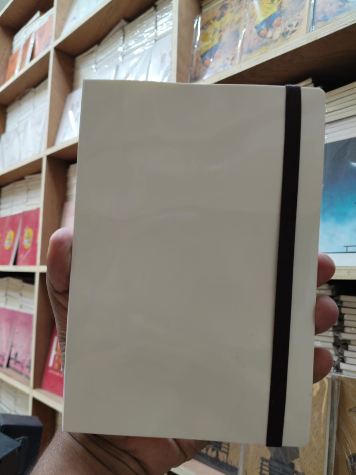 Picture of Daily Journal sketch Book Black Notebook with Elastic Band