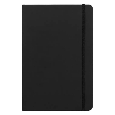 Picture of Daily Journal sketch Book Black Notebook with Elastic Band