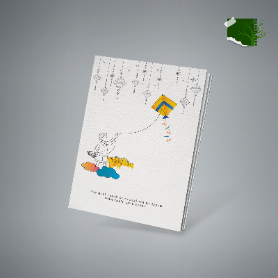 Picture of Papertree Rulled Note Book A5 Size Cream white Paper Colorful cover