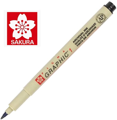 Picture of Sakura Pigma Micron Pen Needle drawing Pen (Single Pcs)