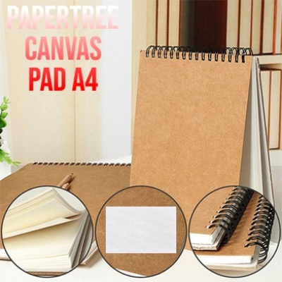 Picture of PAPERTREE Premium Quality Canvas Pad for Acrylic Water and Oil color A5 SIZE & A4 SIZE