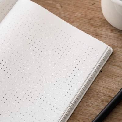 Picture of Papertree Doted Note Book & Grid Note Book A5 size Brown cover