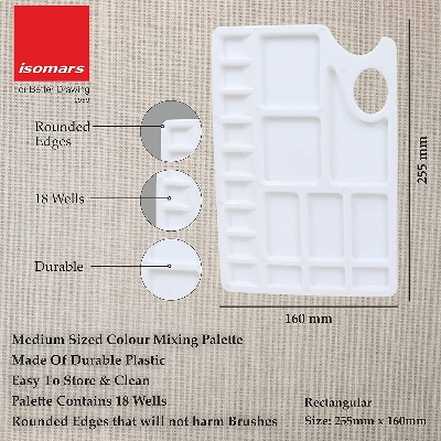 Picture of Premium Quality Artist Color mixing plate