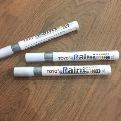 Picture of Toyo Paint Marker Permanent Paint Markers Oil Based Paint Pens, Medium Tip, Waterproof Paint Marker set for Rocks, Wood, Metal, Plastic, Glass, Mugs, DIY Craft, Touch Up Paint Pen