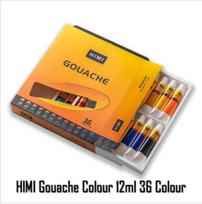Picture of HIMI MiYA Gouache Paint Tubes Set 12ml Tube (12ps, 18ps, 24ps, 36ps)