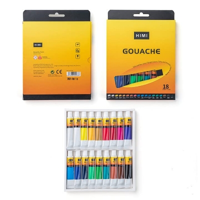 Picture of HIMI MiYA Gouache Paint Tubes Set 12ml Tube (12ps, 18ps, 24ps, 36ps)